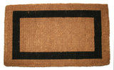 22" X 36" Brown and Black Coir Outdoor Door Mat