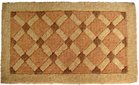 18" X 30" Brown Coir Outdoor Door Mat