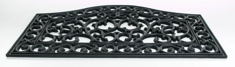 6' Slate Blue And Ivory Abstract Hand Woven Round Rug
