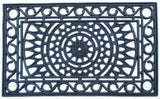 18" X 30" Black Rubber Outdoor Door Mat