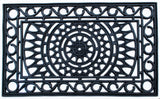 24" X 36" Black Rubber Outdoor Door Mat