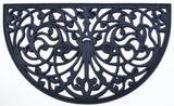 5' X 8' Green And Ivory Geometric Washable Indoor Outdoor Area Rug