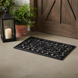 18" X 30" Black Rubber Outdoor Door Mat