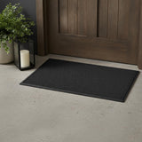 24" X 40" Black Rubber Outdoor Door Mat