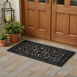 24" X 48" Black Rubber Outdoor Door Mat