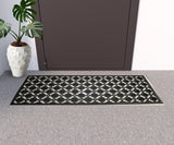 18" X 47" Black Rubber Outdoor Door Mat