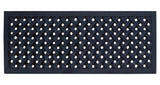18" X 47" Black Rubber Outdoor Door Mat