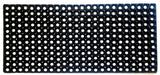 19" X 39" Black Rubber Outdoor Door Mat