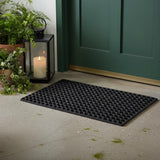 19" X 39" Black Rubber Outdoor Door Mat
