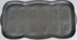 16" X 32" Black Rubber Outdoor Boot Tray