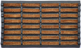 18" X 30" Black Rubber Outdoor Door Mat
