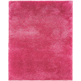 5' X 7' Pink Shag Hand Tufted Area Rug