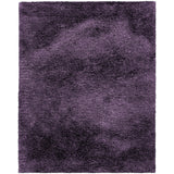 5' X 7' Purple Shag Hand Tufted Area Rug