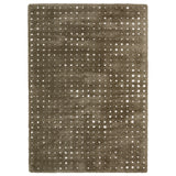4' X 6' Brown And Ivory Geometric Area Rug