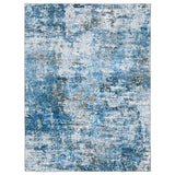 2' X 3' Ivory Abstract Distressed Area Rug