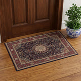 2' X 3' Blue And Red Oriental Area Rug