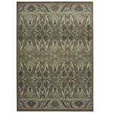 2' X 3' Brown And Ivory Floral Area Rug