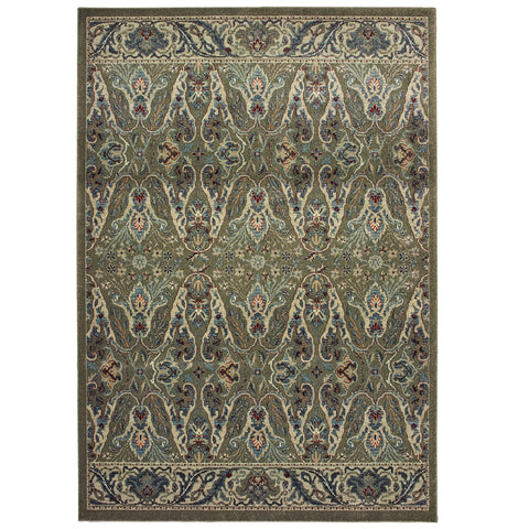 2' X 3' Brown And Ivory Floral Area Rug