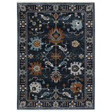 3' X 5' Rust Oriental Area Rug With Fringe