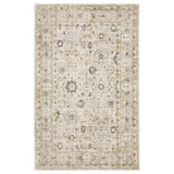 10' Beige And Gold Oriental Hand Tufted Runner Rug