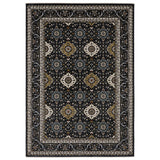 5' X 8' Gold Medallion Area Rug With Fringe