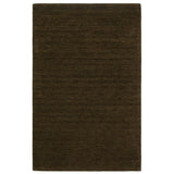 5' X 8' Brown Wool Hand Tufted Area Rug