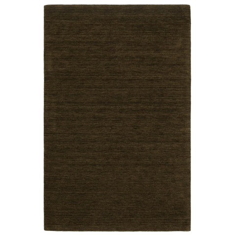5' X 8' Brown Wool Hand Tufted Area Rug