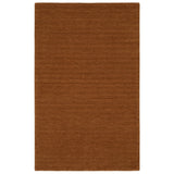 5' X 8' Rust Wool Hand Tufted Area Rug