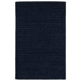 5' X 8' Blue Wool Hand Tufted Area Rug
