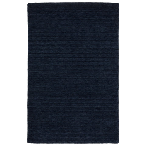 5' X 8' Blue Wool Hand Tufted Area Rug