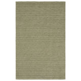5' X 8' Sage And Green Wool Hand Tufted Area Rug