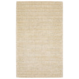 5' X 8' Beige And Ivory Striped Hand Tufted Area Rug