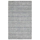 5' X 8' Gray And Blue Striped Hand Tufted Area Rug