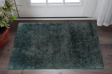 3' X 5' Charcoal Shag Hand Tufted Area Rug