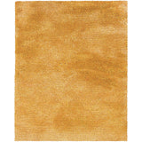 3' X 5' Gold Shag Hand Tufted Area Rug