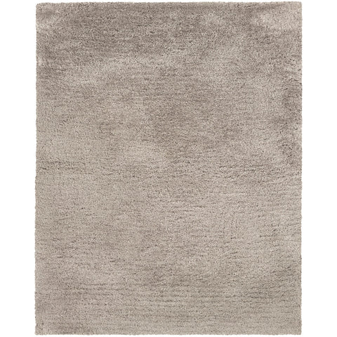 3' X 5' Silver Shag Hand Tufted Area Rug