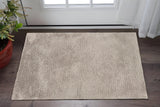 3' X 5' Silver Shag Hand Tufted Area Rug