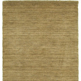 8' Gold Wool Hand Tufted Runner Rug
