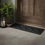 9" X 30" Black Rubber Outdoor Door Mat