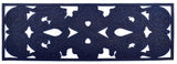 10" X 30" Black Rubber Outdoor Door Mat