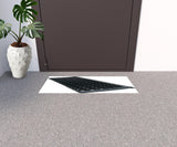 10" X 30" Black Rubber Outdoor Door Mat