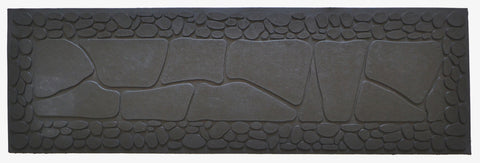 10" X 33" Black Rubber Outdoor Door Mat