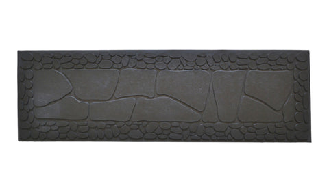 10" X 33" Black Rubber Outdoor Door Mat
