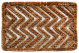 8' X 10' Gray And Ivory Geometric Washable Indoor Outdoor Area Rug