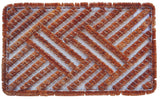 14" X 35" Cream Chicago Daylight Skyline Lumbar Decorative Pillow