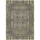8' X 10' Gray Taupe And Beige Moroccan Washable Indoor Outdoor Area Rug