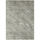 3' X 5' Taupe Beige And Tan Abstract Washable Indoor Outdoor Area Rug