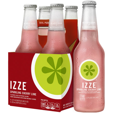 IZZE SPK CHERRY LIME ( 6 X 4 PACK )