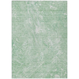 3' X 5' Mint Green Sage And Ivory Abstract Washable Indoor Outdoor Area Rug