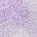 5' X 8' Purple And Lavender Geometric Washable Indoor Outdoor Area Rug